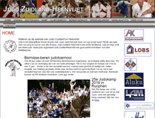 Tablet Screenshot of judozuidlandheenvliet.nl